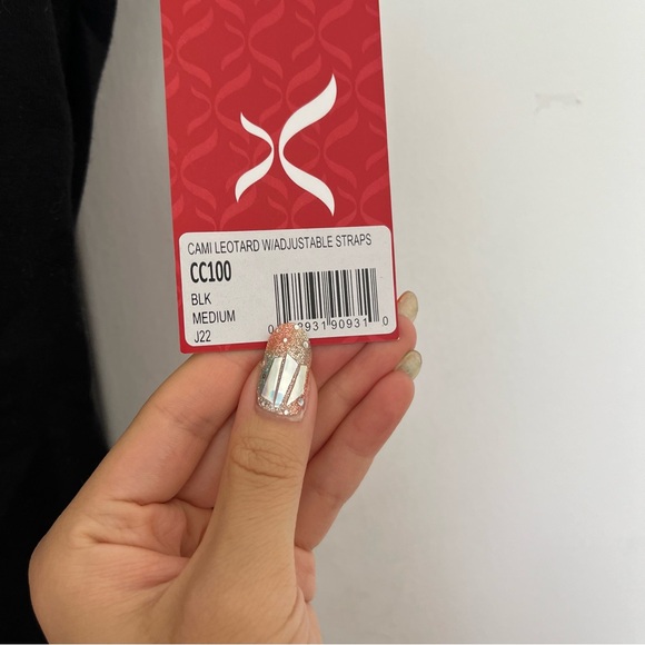 NWT black Capezio Leotard, M - Picture 2 of 4